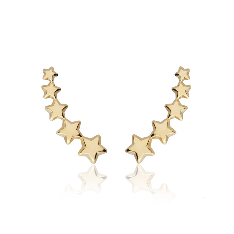 Brinco Ear Cuff Estrelas - BE 1275