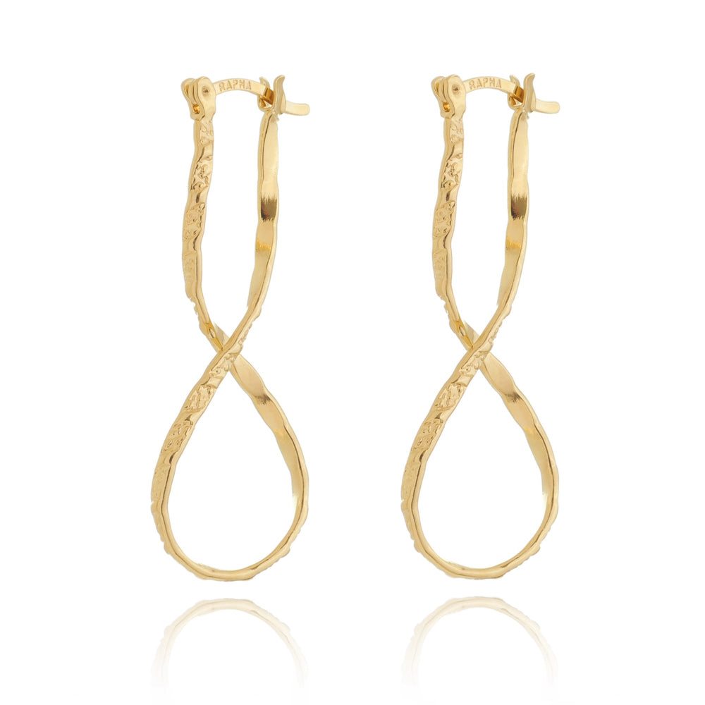 Brinco Argola Torcida Infinito - BE 1354