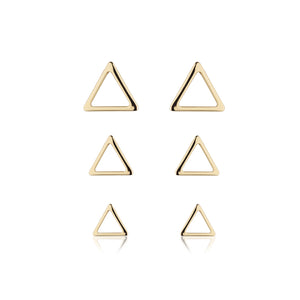 Kit brincos triângulo - BEP 0210