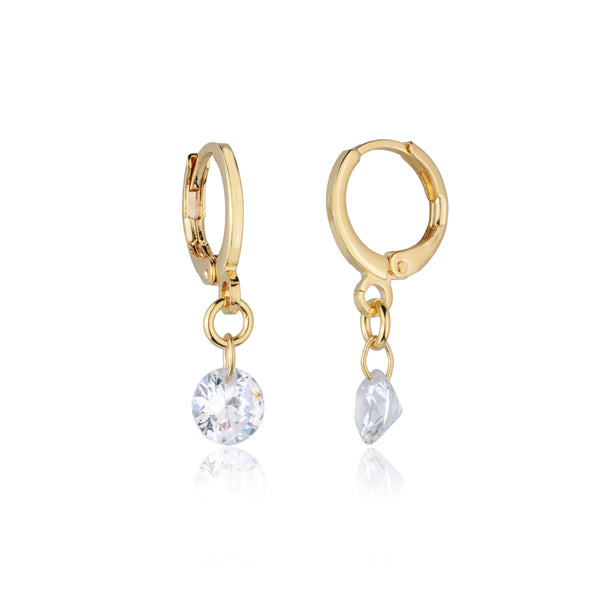 Brinco Argola Zirconias - BAP 0088