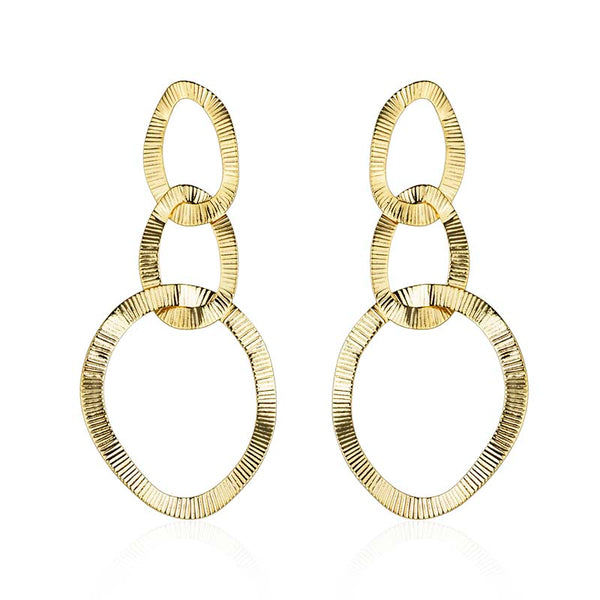 3-Link Earring - BE 0168