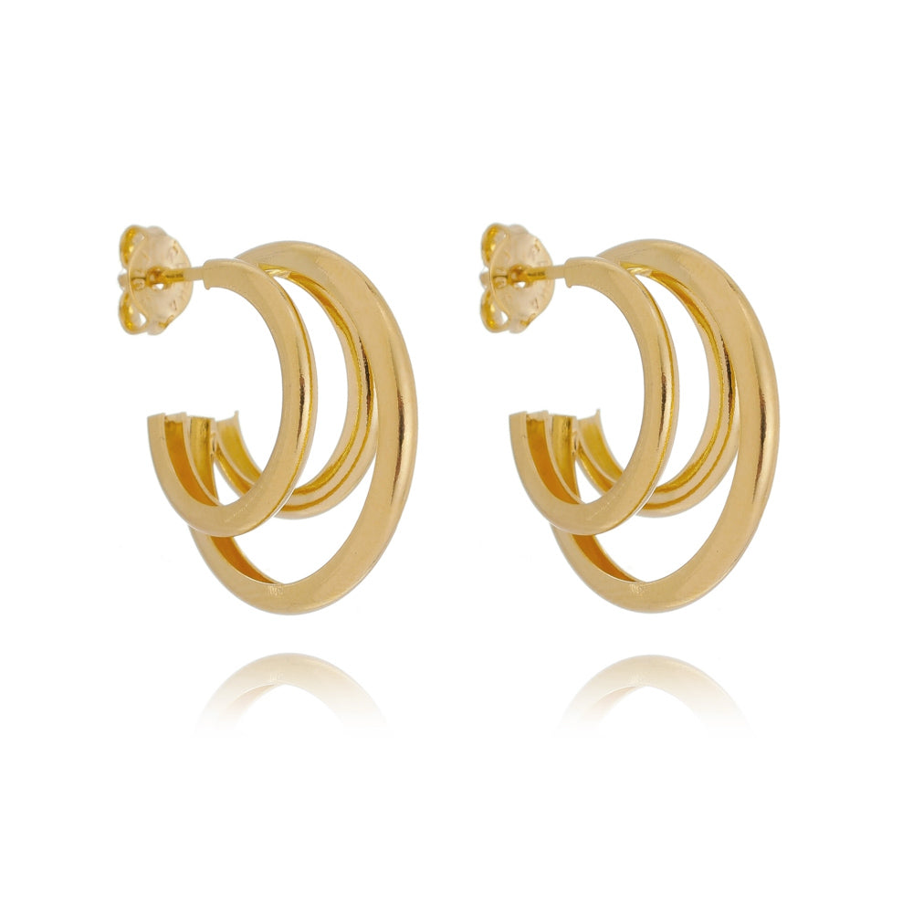 Brinco Argola Tripla - BE 1334