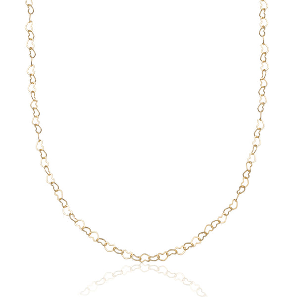 Colar Corações Vazados - COL 0096