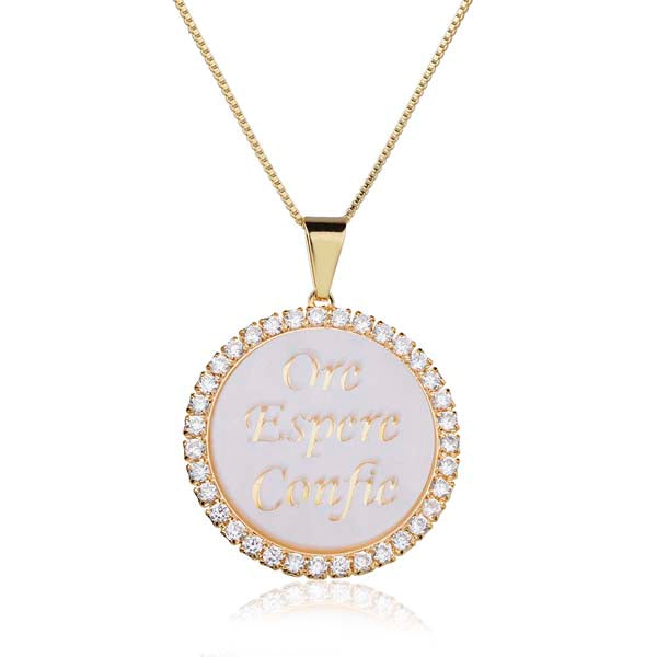 Colar Ore, Espere, Confie - GRE 0067